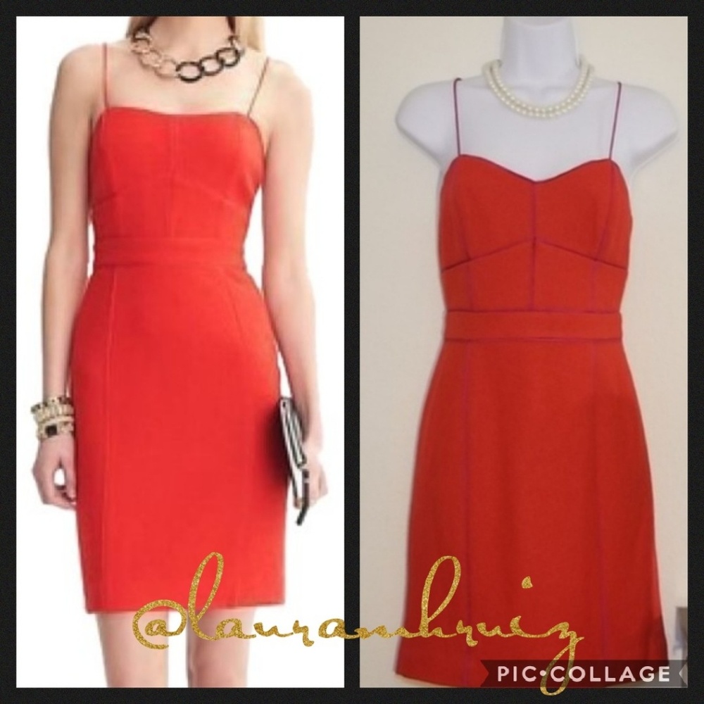 NWT Banana Republic | Red Wool Blend Dress Size 4